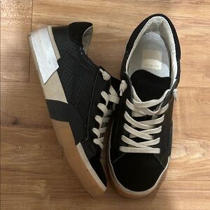 Dolce Vita Black and Tan Men's Sneakers